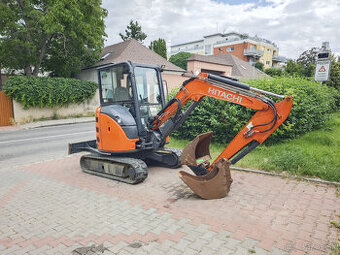 Minibager Hitachi ZX33U r.v.2014, 3320kg Klima. CAT Takeuchi