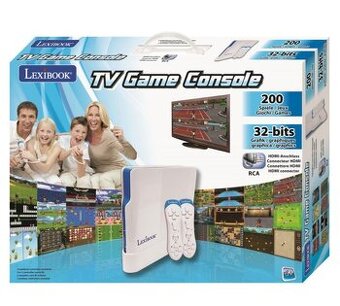 Herná TV konzolaHDMI - 2 ovládače + 200 hier