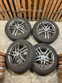 Predám Disky + takmer nové zimné pneu. Hankook 205/55 R16