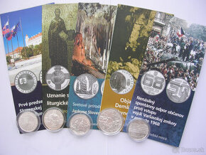 Ag mince 10€ + 20€ 2016 - 2021 v BK prevedení + leták - 1