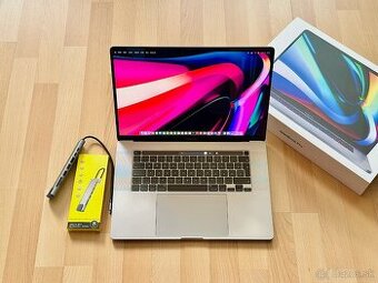 MacBook Pro 16" i7-2.6GHz,6j/32GB/512GB, Výdrž batérie 5 h.