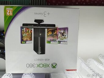 Predám Xbox 360 4GB + Kinect