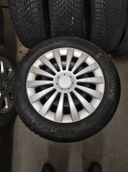 5 x 112 R 16 + zimné pneu Continental.