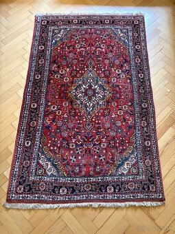 Kvalitný ručne viazaný koberec, vlna, 177x110, top stav