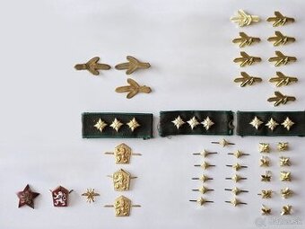 Odznaky, výložky (lesnícke, ČSLA)