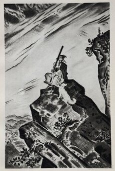 Martin Benka - grafiky z cyklu Detvan