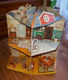 Edwardiánsky domček pre bábiky-3D