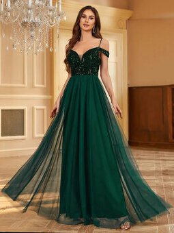Spoločenské šaty zelené