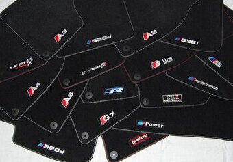 Luxusní celoroční Autokoberečky s podkladem hrubé gumy