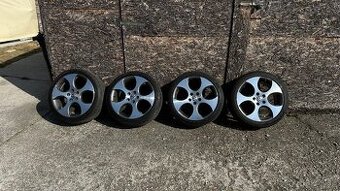 Originál VW GTI disky R18 + letné pneu