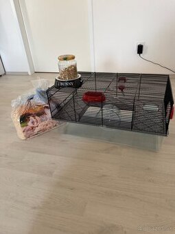 Dvojposchodová klietka pre škrečka