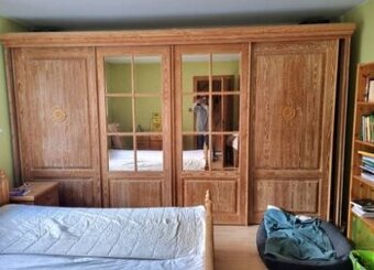 Rustikální ložnicová sestava z masivu,6452