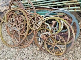 Staré kovove kolesá 25ks - 1
