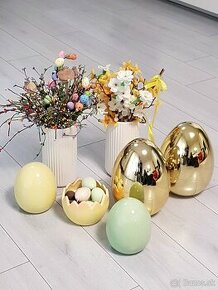 Veľkonočné rekvizity na fotenie - vajce, váza, ozdoby