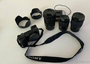 Fotoaparát SONY A6400  + 3 objektívy