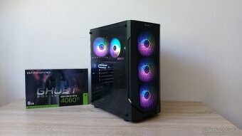 Herné pc 6jadro i5 12500 6x3,0ghz/NVME/RTX4060TI 8GB