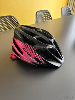 Predám detskú cyklistickú prilbu Alpina FB JR2.0 pink/black