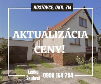 Rodinný dom Hosťovce