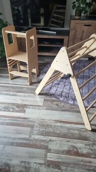 Piklerovej trojuholnik učiaca veža montessori triangel kitch