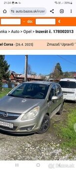 Opel corsa 1,2