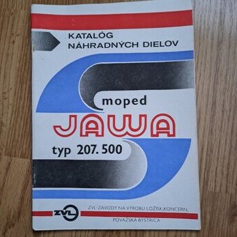Katalóg náhradných dielov Jawa moped typ 207.500