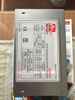 PC zdroj 400W Mercury, ATX - 1