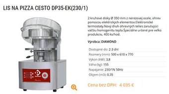 PREDÁM LIS NA PIZZA CESTO DP35-EK