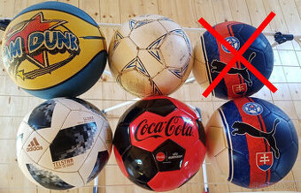 futbalové a basketbalové lopty