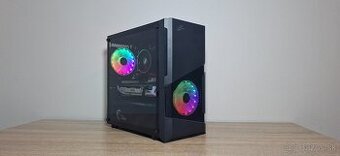 Hráčske pc 6jadro RYZEN 5 2600/NVME/NVIDIA GTX1070 8GB