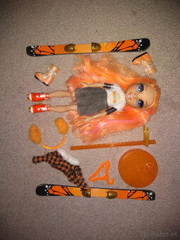 Rainbow high bábiky barbie lyže snowbord čižmy korčule bundy