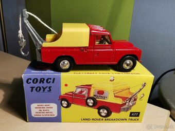 ZLAVA Corgi toys Land Rover odťahovka