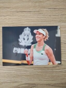 Podpísané fotky tenistiek WTA originálne autogramy