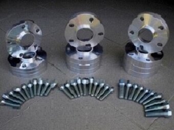 Rozsirovacie podlozky, strieborne, cierne, nizke ceny - 1