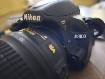 Predám zrkadlovku Nikon D 3100