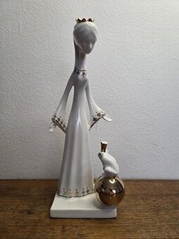 Porcelánová soška Aquincum Budapest