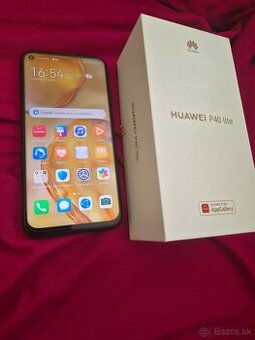 Huawei P40 lite čierny 6/128gb v peknom stave používaný v ob