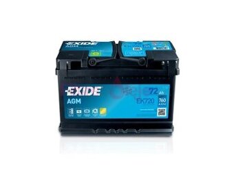 Autobatéria exide agm 72Ah