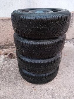 Predám Zimné pneumatiky Na plech Disky 5x112 R16
