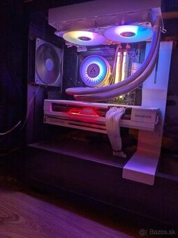 Výkonný herný PC – i9-12900KF + RX 7800 XT – biely RGB build