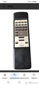 Kúpim diaľkové ovládanie Denon rc 837 alebo 176 na foto
