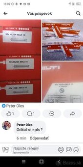 Chemické kotvy hilty