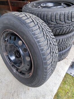 Predam plechove disky 6Jx15 a zimne pneumatiky