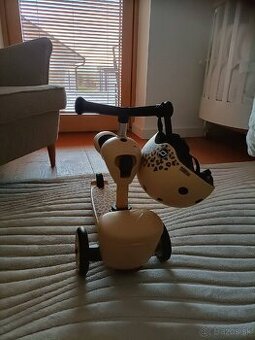 Scoot & Ride Highwaykick 1 Leopard + originál prilba