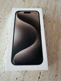 Predám IPhone 15Pro Natural Titanium 256GB