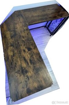 Rohový pracovný stôl