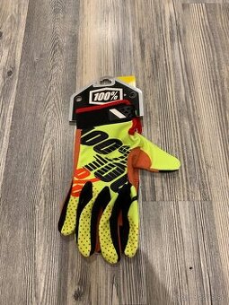 Motokrosové rukavice 100%