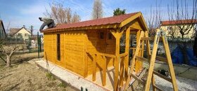 Záhradný drevený domček 2.5x5