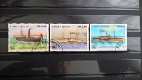 Poštové známky č.64 - Sv. Tomáš a Princíp - lode komplet