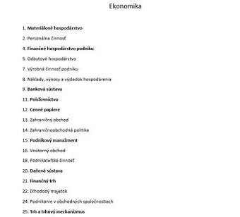 Maturitné témy