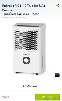 Odvlhčovač vzduchu Rohnson R-91110 True Ion and Air Purifier
